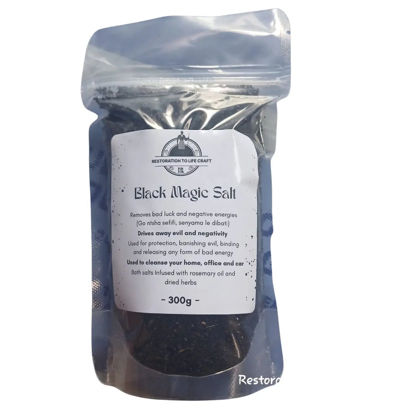 Black Magic Protection Bath Salt Restoration To Life Craft