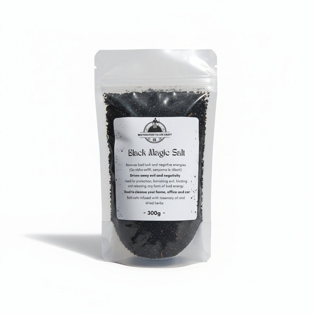 Black Magic Salt - Close Up