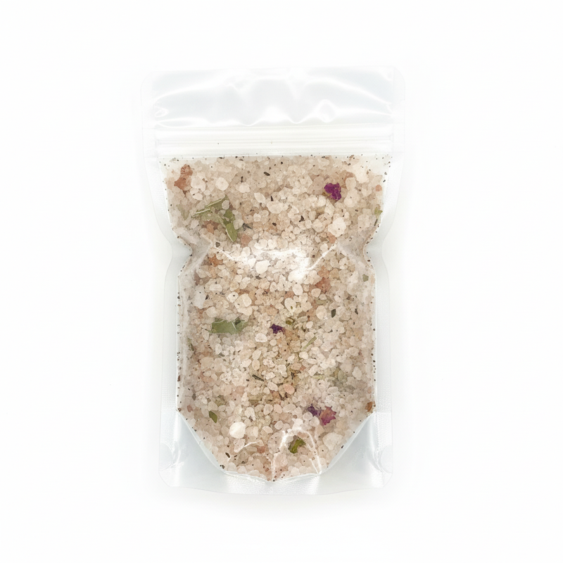 Open Roads Herbal Bath Salts - Flat Lay Pouch