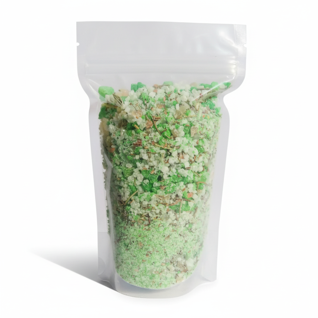 Purification Bath Salt - Front Angle Pouch